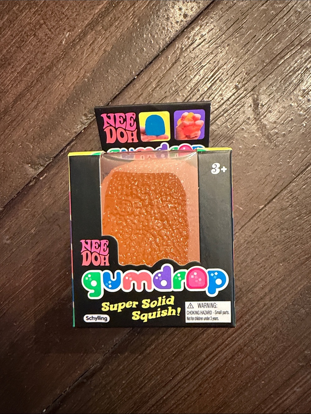 Needoh Gumdrop Super Solid Squish! - Orange